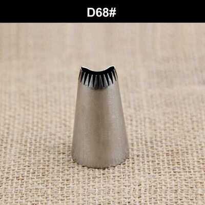 D68 Stainless Steel Icing Piping Nozzle Cake Decorating Pastry Tip
