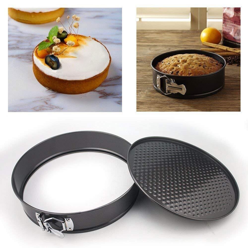 7 Inch Non-Stick Round Cake Pan Spring Form Removable Bottom Cake Mould