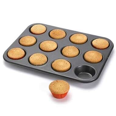 12 Cup Non-Stick Mini Muffin Tart Cupcake Tray Pan Cake Tool