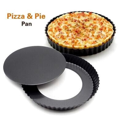 8 Inch Round Shape Pie Pizza Dish Pan With Removable Bottom Cake Tools
