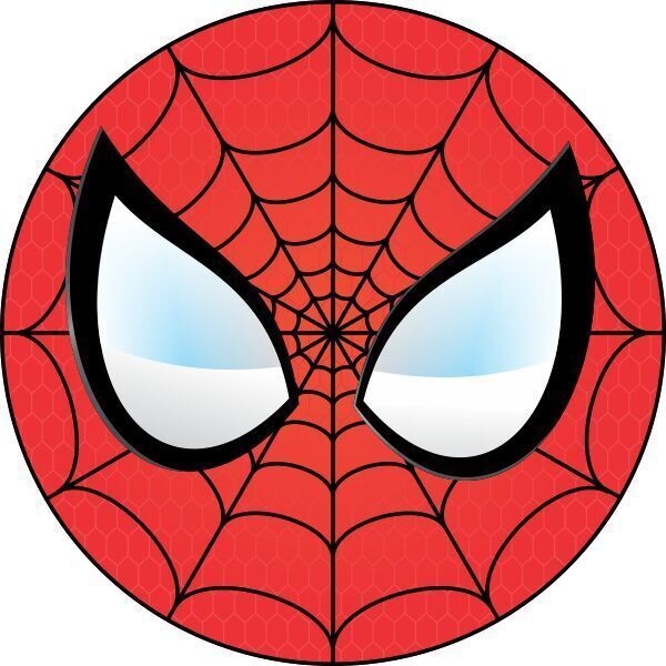 Spider Man Mask Round