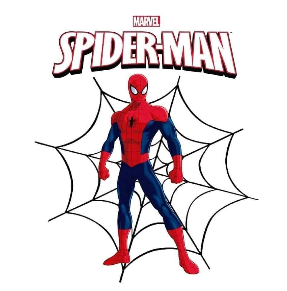 Spider Man Sanding Square, Photo Print Paper Cutout for Cake Topper, Cake Decoration Topper Prints, Printable Sheet, Sugar Sheet, Wafer Sheet Printout