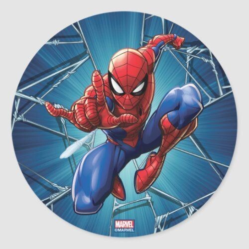 Spider Man Round, Edible Photo Print Paper Cutout for Cake Topper, Cake