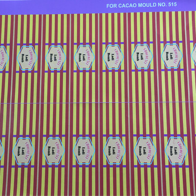Diwali Cracker Chocolate Sutli Bomb Sticker 14Pc  In 1 Sheet A4