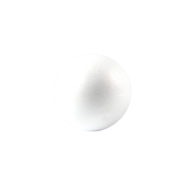 Styrofoam Spherical, Round, Circle Cake Dummy 3 inch across for Ball, Planet Toppers, Fake Cake Structure, Practice Dummy Cake, Non-Edible Display Cake