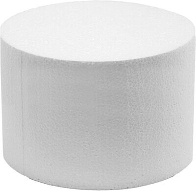 Styrofoam Round Cake Dummy, 5X4 Inch