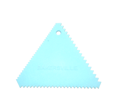 Single Triangle Comb Scraper Cake Decoration Tools