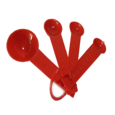 Measuring Spoon Red for Dry or Liquid/Kitchen for Cooking & Baking Cakes