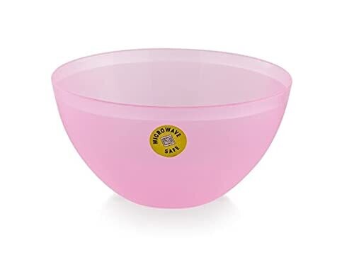 Large (L) Size (2000ml) Mixing Bowl Set (1Pc Random Colour) for Mixing cake, Batter, Melt Chocolate, Ice Cream, Food Grade