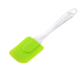 Mini 9 Inch Silicone Spatula with Plastic Handle -   Heat Resistance  for Cooking, Grilling, and Baking.