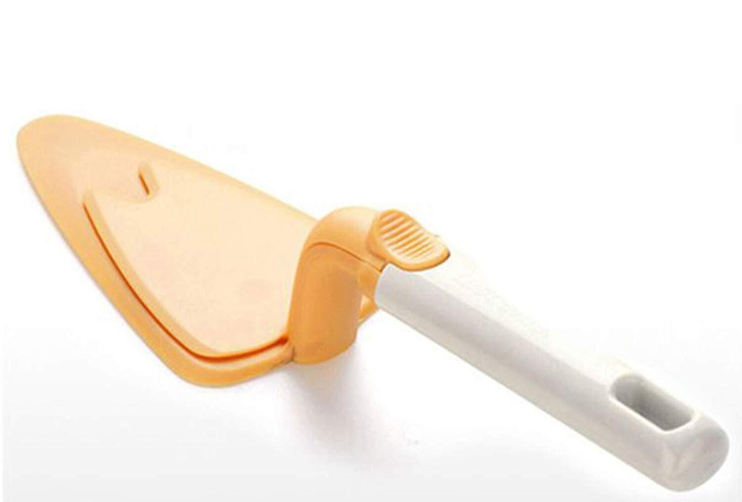 Cake Lifter, Pizza Lifter, Pastry Lifter, Cake Serving Spoon with Slide able Function Plastic