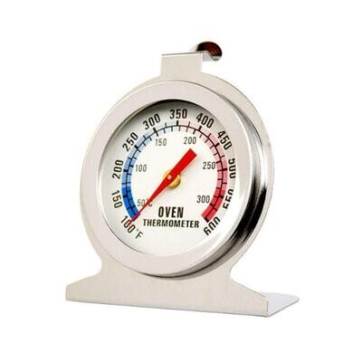 2-Inch Kitchen Inside Oven Dial Thermometer Stainless Steel Monitoring Cooking Thermometer, 100 to 600 Degrees F Temperature Range