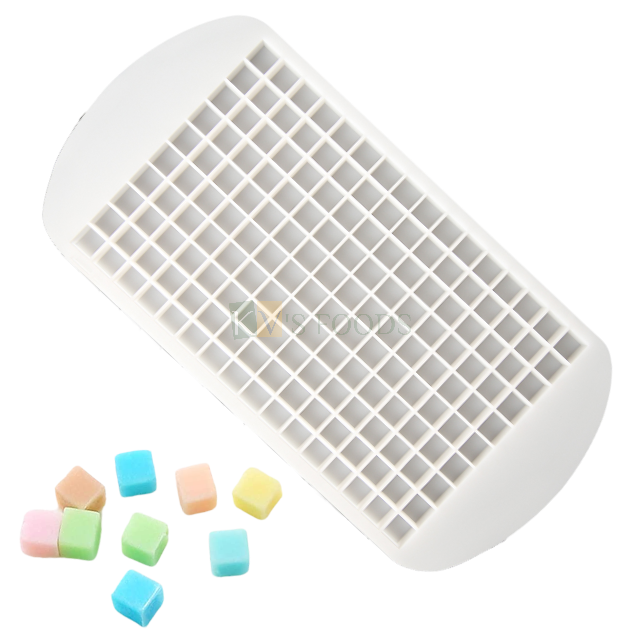 160 Cavities Small Square Candy Moulds Grid Tray, Sugar-craft, Cake Dessert Insert, Chocolate, Cup Cake, Ice Cream Garnishing Cake Decoration, Ice Cube, Candy, Fondant, DIY Silicon Mould