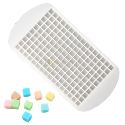 160 Cavities Small Square Candy Moulds  Grid Tray, Sugar-craft, Cake Dessert Insert,  Chocolate, Cup Cake, Ice Cream Garnishing Cake Decoration, Ice Cube, Candy, Fondant, DIY Silicon Mould