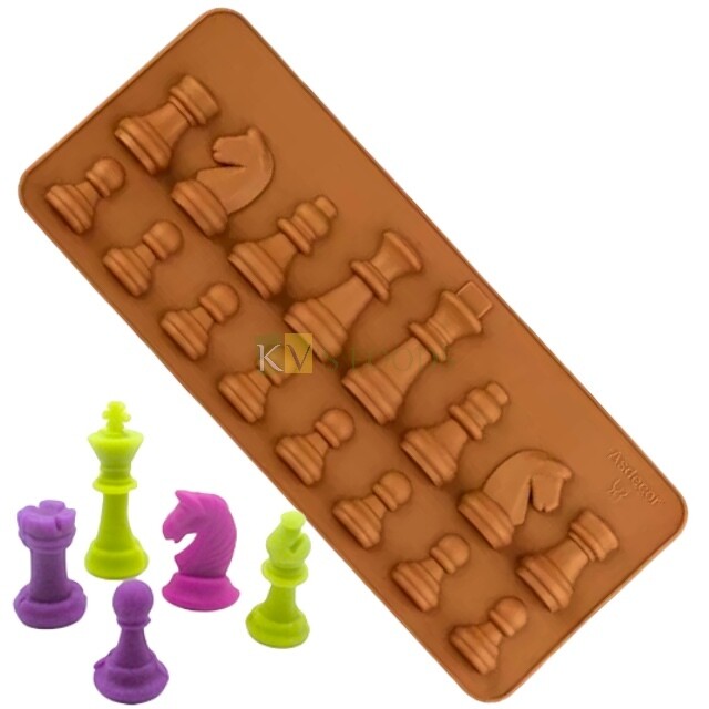 Chess Pieces Game Tokens Silicone Mold, Board Games Silicone Molds, DIY  Board Games Silicone Molds