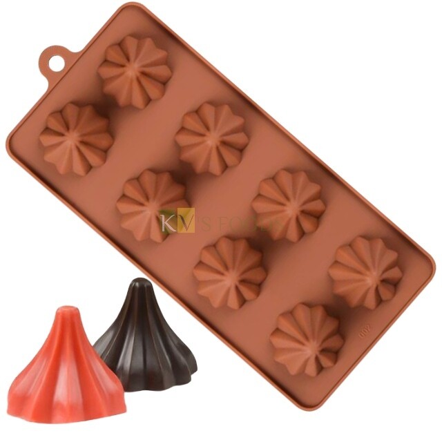 8 Cavity Modak Ganesh Chaturthi Prasad Chocolate Silicon Mould Design#2