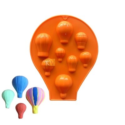 8 cavity Hot Air Baloon Chocolate Mould Cake Decoration Cake Topper Mould