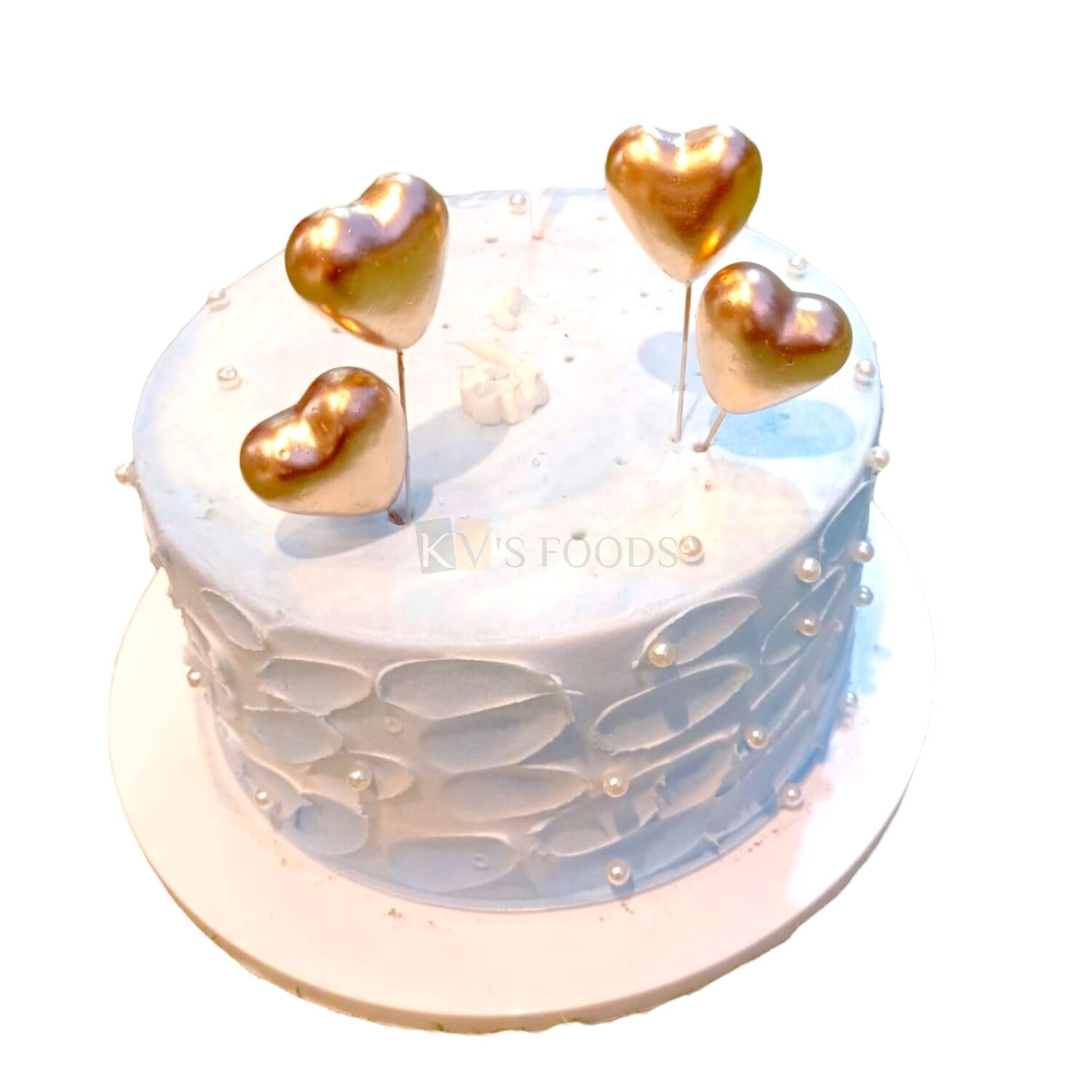 4 PCS 3D Faux Heart Topper Gold, Cake Topper Insert, Cake Topper, Cupcake Toppers Bday, Girls, Boys, Friends Bday, Anniversary Decorations Items, Cake Accessories, Tags, Cake Toothpick Topper