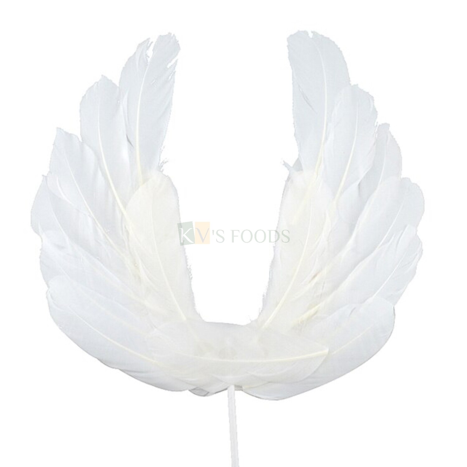1PC White Angel Wing Feather Cake Topper Insert, Reusable Cake Topper, Decorations Items, Cake Decoration Accessories, DIY Cake Decor