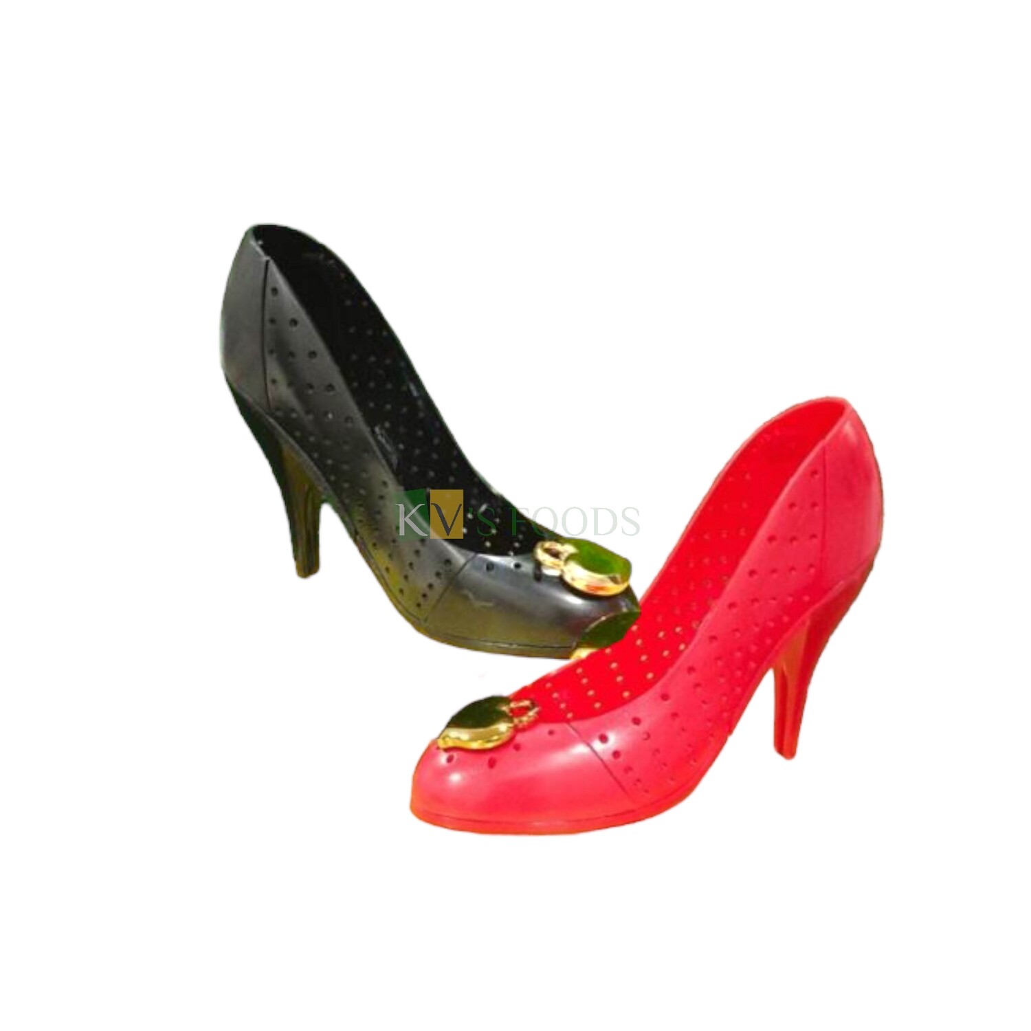 1PC Red/Black High Heels Sandals Shoe Toys Cake Topper, Cinderella Cake Theme, Shopping Theme, Cake Topper, Miniature Figurine, Woman Wedding Cupcake Topper Bridal, Baby Shower Cake Decorations