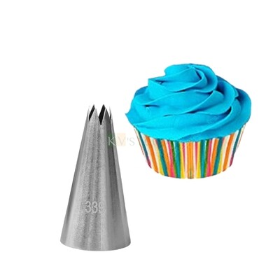 Open Star 6 Teeth Nozzle Tip For Pastry Cookies Cake Icing Piping Decoration