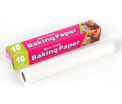10 Meter Non Stick Oven Proof Baking Paper, Microwave & Oven Proof Parchment Paper/Baking Paper/Food Wrapping Paper