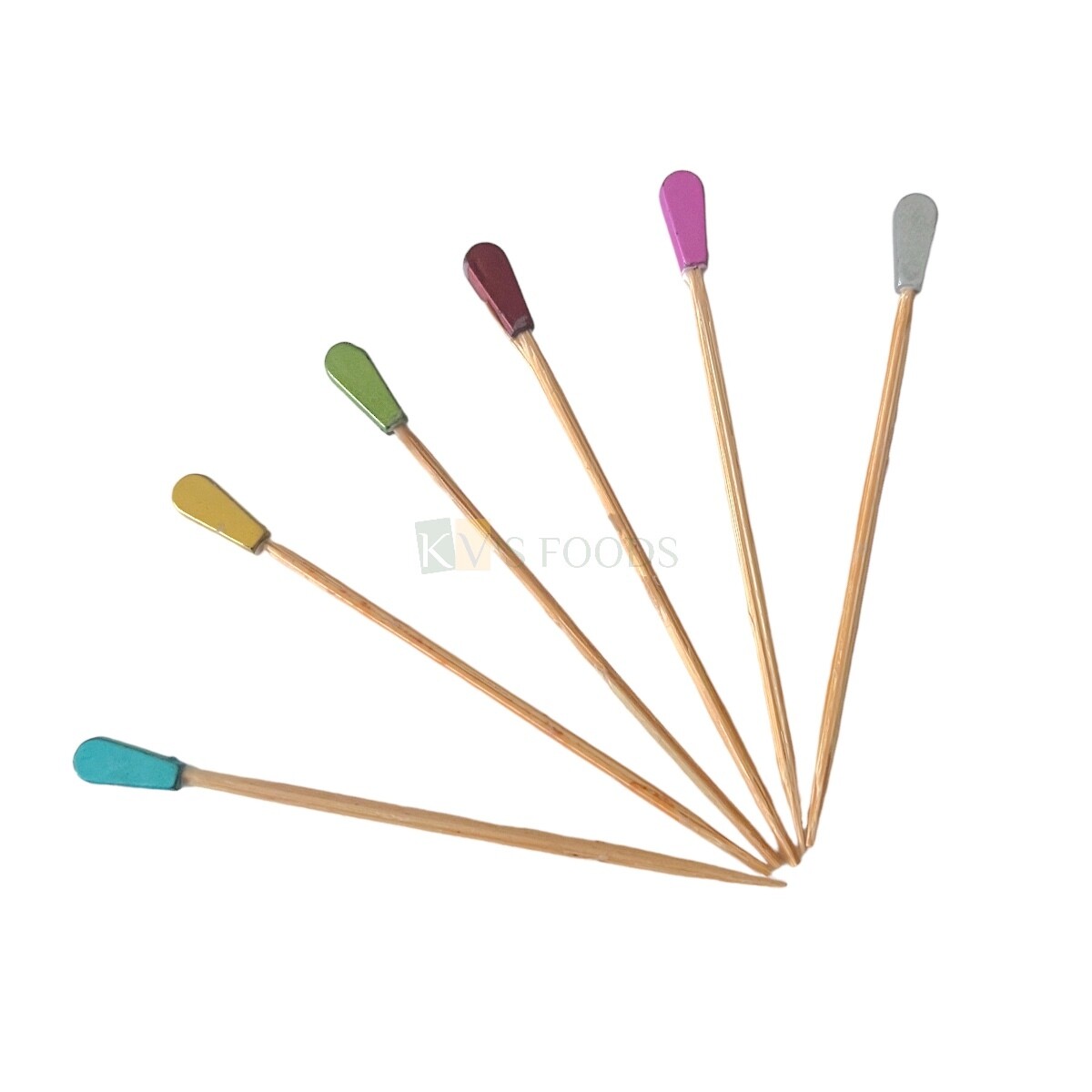 50 Pcs 2.5 Inches Fancy Party ToothPick Sticks Multi-color Crown Insert, Sandwich, Appetizer, Plate Picks Cupcake Toppers, Cake Accessories/ Decoration