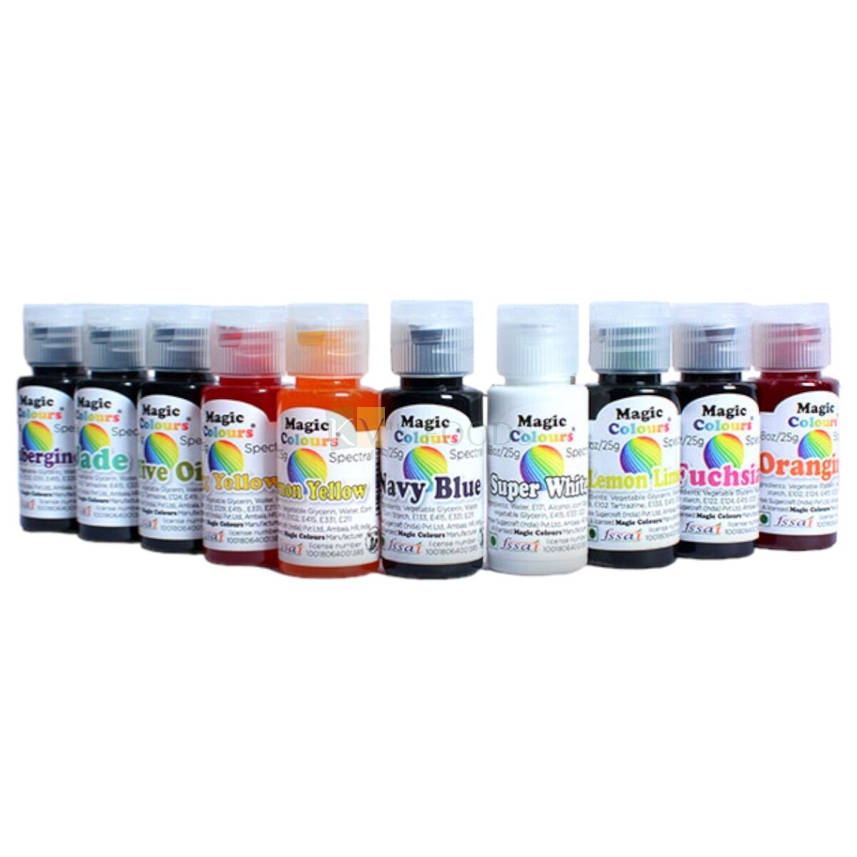 Magic Colours Gel Food Color (25g) Spectral Mini | Food Colour for Cake Decor | Food Colours | Baking | Decorating | Icing | Cooking | Slime Making