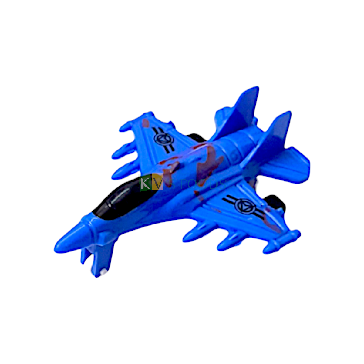1PC Royal Blue Pull Back and Go Military Fighter Jet Plane Cake Topper, Plane Toys For Kids, Airplane, Aeroplane Cake Topper Toy for Cakes Decoration, Miniature Figurine Cake Topper for Pilot Theme