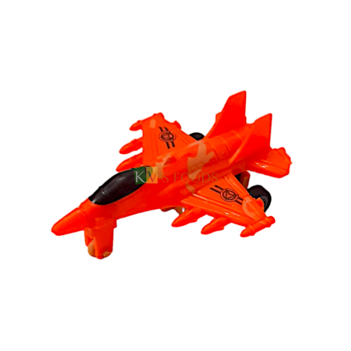 1PC Orange Pull Back and Go Military Fighter Jet Plane Cake Topper, Plane Toys For Kids, Airplane, Aeroplane Cake Topper Toy for Cakes Decoration, Miniature Figurine Cake Topper for Pilot Theme