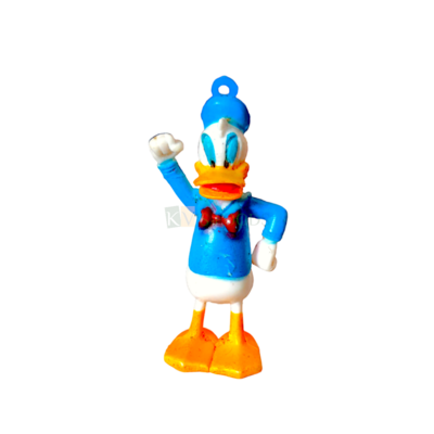 1PC Disney Donald Duck Cartoon Anime Action Figurine Cake Topper Kawaii Q Style Cartoon Theme, Miniature Doll, Kids Room Decor, Cartoon Characters Keychains DIY Cake Decorations