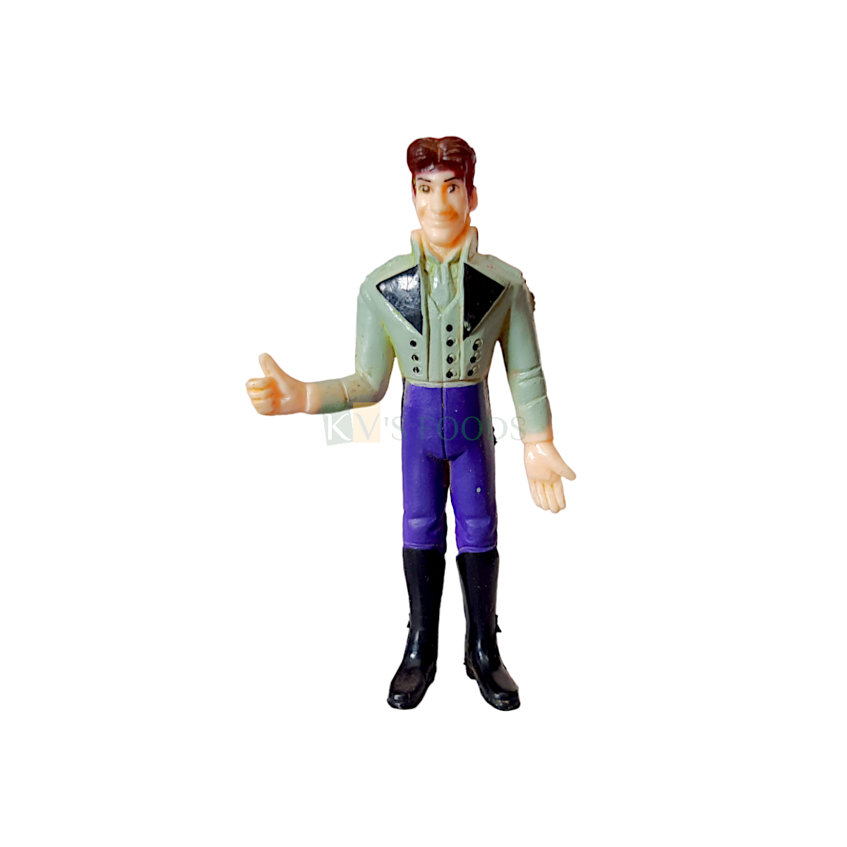 1PC Frozen PRINCE HANS Villain Action Figure Cartoon Anime Cake Topper Kawaii Q Style Doll Kids Room Decor Figurine, Boys Happy Birthday Theme Cartoon Characters DIY Cake Decorations