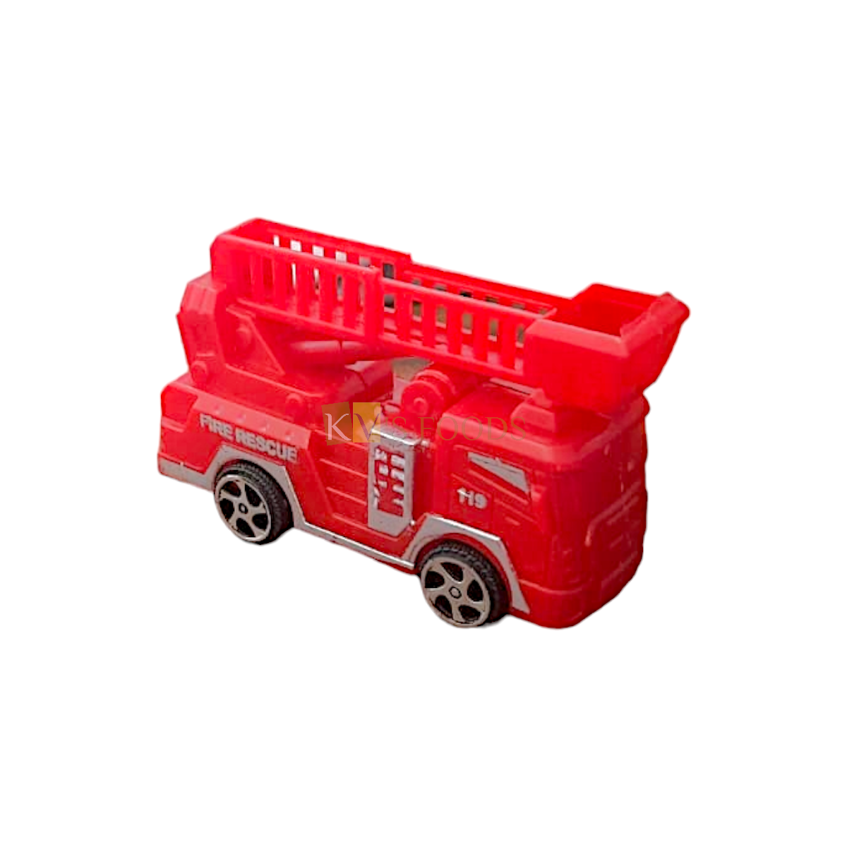 1PC Red Pull Back Fire Truck Cake Topper Fire Fighter Fire Engine Fire Rescue Vehicles Fire Brigade, Ladder Truck, Girls Boys Childrens Birthday Play Toys, Kids Room Decor Gifts, DIY Cake Decorations