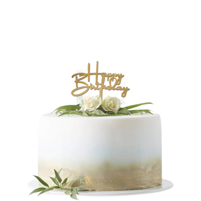 10PCS Small 3'' Golden Acrylic Shiny Glass Finish Happy Birthday Letters Half Kg Cake Topper Kids Girls Boy Birthday Party Cupcake Inserts Unique Elegant Font Designs DIY Cake Decorations
