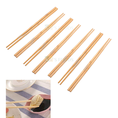 10 Pairs 9.5 Inch Long Family Bamboo Chopsticks Reusable, Chinese Japanese Natural Non-slip Chopsticks Dishwasher Safe, Lightweight Chopstick Set For Restaurant Eating Cooking Gift Sets, Food Sticks
