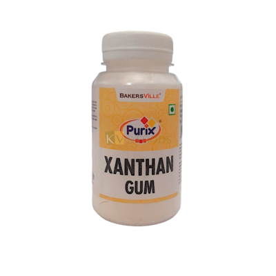 1 PC Purix Xanthan Gum (75 Gram), Acts as an emulsifier and a binder, and adds volume to Gluten free breads, Cookies, Cakes, and Other Baked Goods