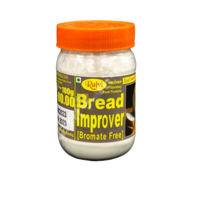 1 PC Rajvi Bread Improver (Bromate Free) 100Gram for making Perfect Breads