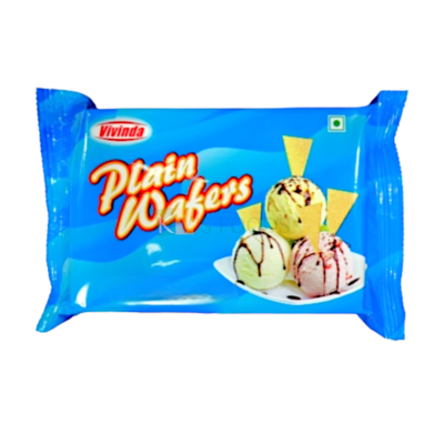 1 PC Vivinda Plain Wafers Rectangular Cakes Decorating Wafers Net Weight 50 Gm, Used to Decorate Desserts Ice-Cream, Cakes Cupcakes, Writing Birthday Persons Names on it, DIY Cake Decorations