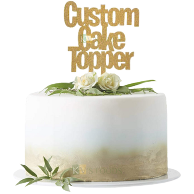Customised & Personalised Acrylic Cake Toppers for Birthdays, Wedding, Baby Showers, Anniversary and Engagement Celebrations, Customise Based on Your Occasion