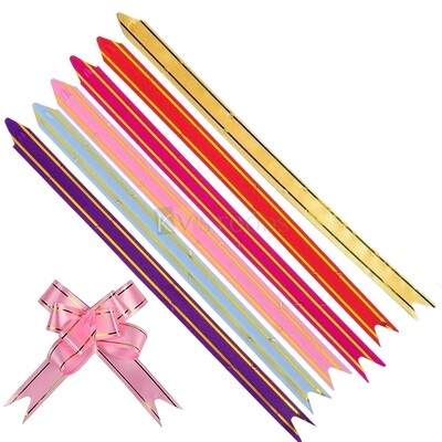 10 PCS Small Size 11 Inch Pull Bow Ribbon Tie, Different Colours Bows for Wrapping Gifts, Birthday Party Decorations, Mother's Day Fathers Day, Thanksgiving, Graduation Weddings and Festive Occasions