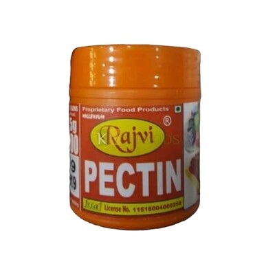 25 Grams Rajvi Pectin, Thickening Agent ,Vegetarian, Natural, Ideal for making Marmalade, Jams, Chutneys and Fruit Jellies, Desserts, Bakery fillings and toppings
