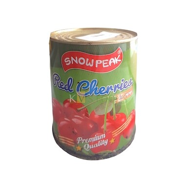 830 Grams Snowpeak Red Cherries In Syrup, Used in a variety of recipes like Tarts, Mousse, Pastries, Desserts, Mocktails, Compotes, Jams, Preserves, Milkshakes, ice-creams, DIY Cake Decorations