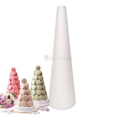 Pyramids/Cone/Macaron Dummy for Your Floral Decoration/Sides of Cakes (Size- 13x4 inch)