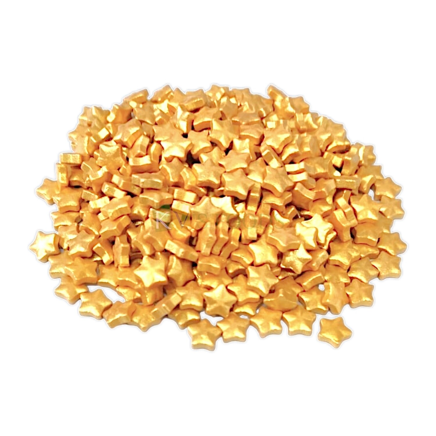 Metallic Small Golden Star Shaped Edible Sprinkles Confetti, Decorative Toppings for Birthday Doughnuts, Ice-creams Cakepops Cakesicles Cookies Desserts Candy DIY Cake Decorations