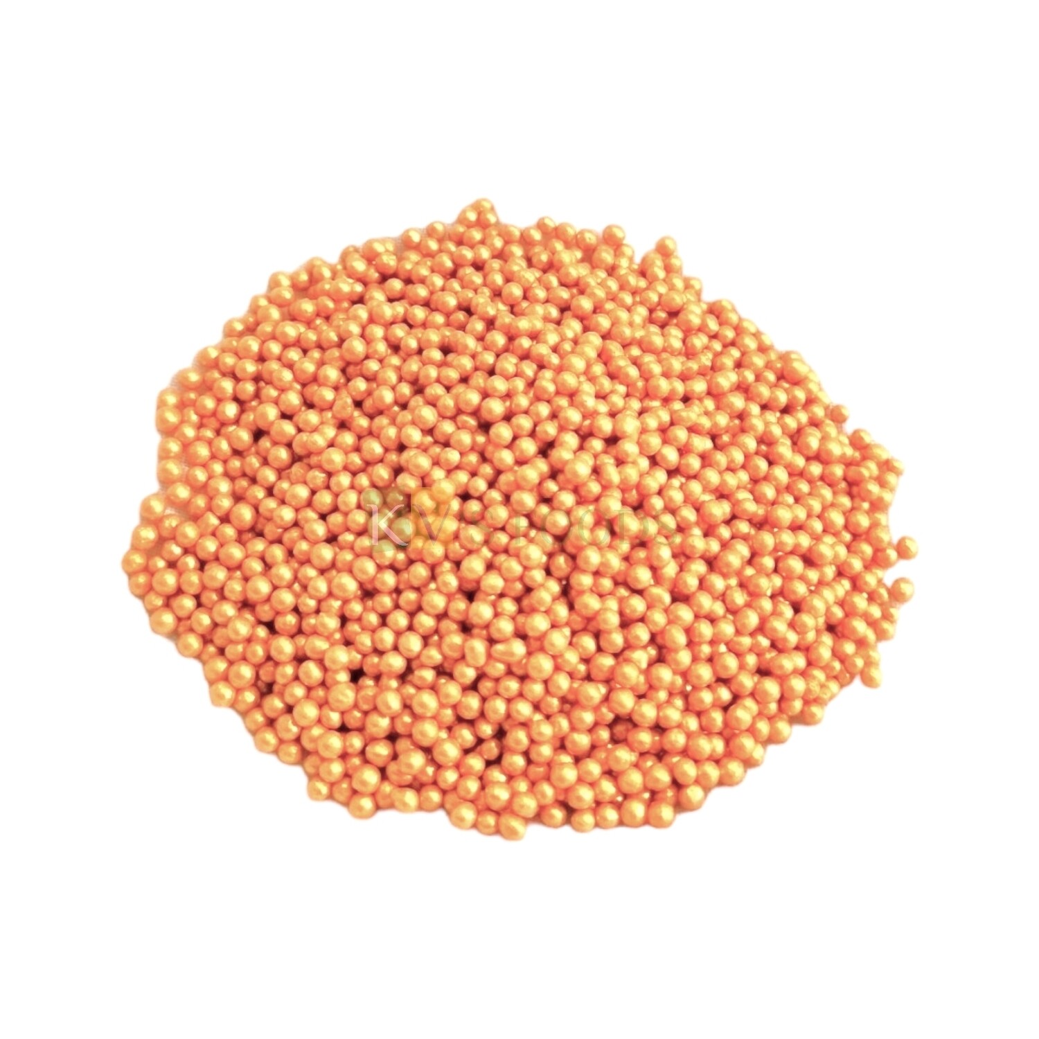 Metallic Golden Colour Pearl Shiny Mini Zero Size Moti Sugar Balls, Circle Shaped Edible Sprinkles Confetti, Decorative Toppings for Birthday Doughnuts, Cakesicles DIY Baby Shower Cake Decorations