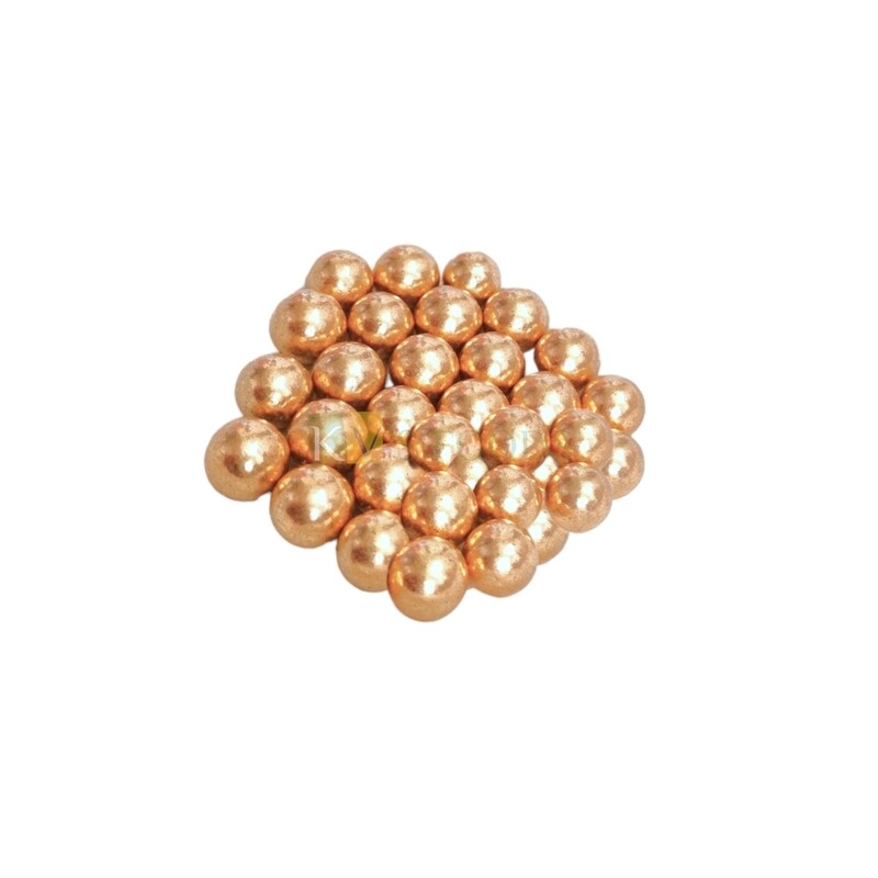 Metallic Golden Colour Imported Pearl Shiny Big Size Moti Sugar Balls ...