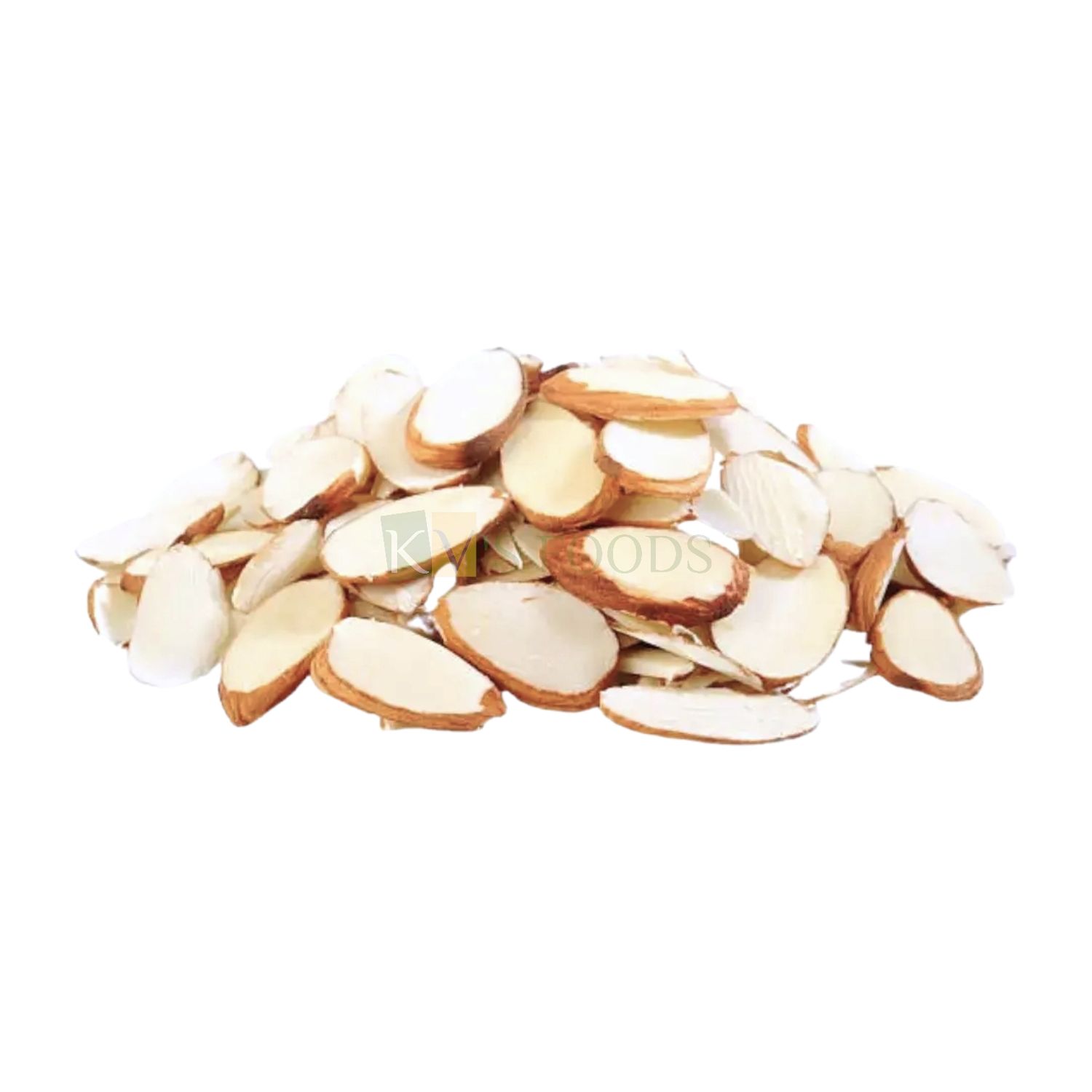 Healthy Sliced Almond Flakes Dry fruits Used as Garnishing, Decorative Toppings for Birthday Cakes, Ice-Creams, Desserts, Muffins, Cookies, Biscuits and Chocolates Shakes DIY Rasmalai Cake Decorations