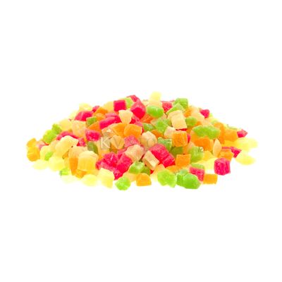 Red, Green, Yellow Colour Dried Mixed Fruit Cherries Ideal For Cakes Sprinkles &amp; Decoration, Toppings for Ice-Creams, Desserts, Falooda, Paan, Kulfi, Pastry Muffins Cream Roll DIY Birthday Decorations