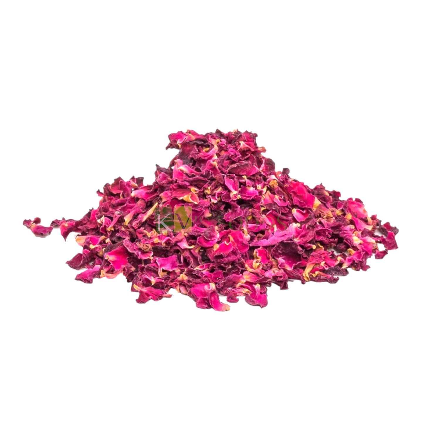 Pink Colour Dried Rose Petals Small 10 Grams, Used on Birthday Cakes, Gulkand Gulab Patti (Rosa Gallica) for Bakery Items, Sweets, Garnishing for Ice-Creams, Desserts Cupcakes DIY Cake Decorations