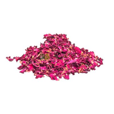 Pink Colour Dried Rose Petals Small 10 Grams, Used on Birthday Cakes, Gulkand Gulab Patti (Rosa Gallica) for Bakery Items, Sweets, Garnishing for Ice-Creams, Desserts Cupcakes DIY Cake Decorations